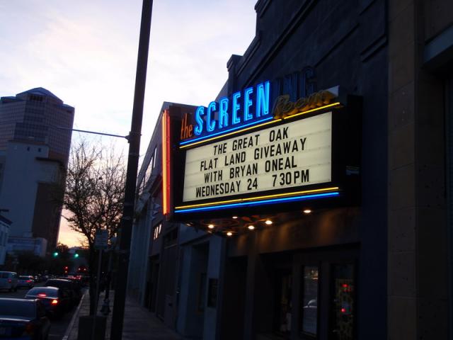 Marquee at the Screening Room