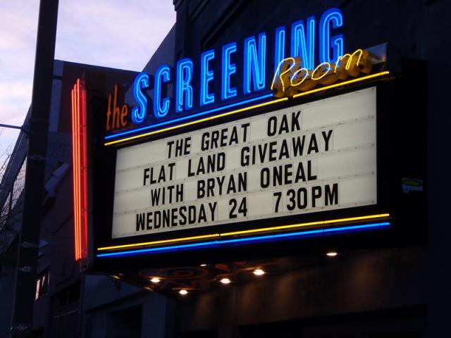 Marquee at the Screening Room 3